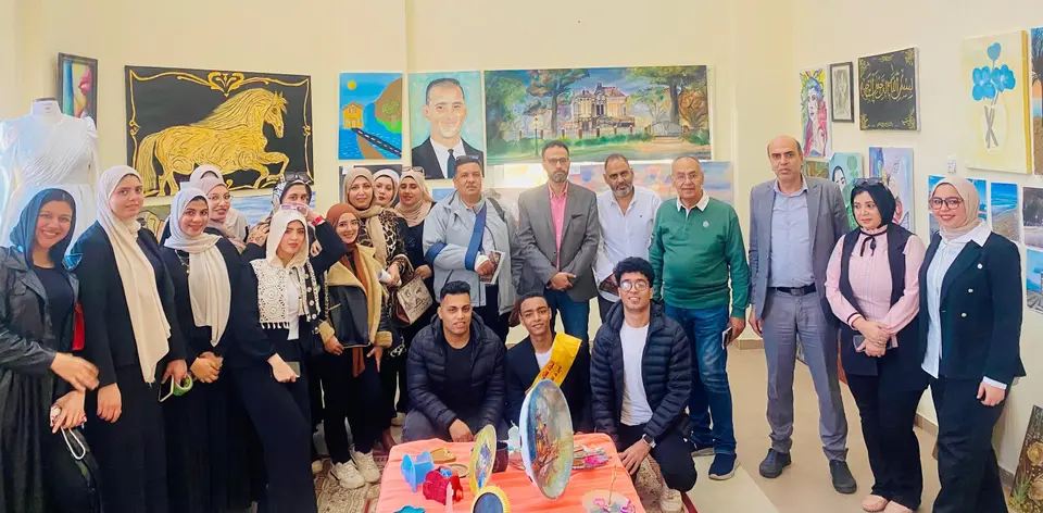 شارك وفد من طلاب وطالبات المعهد في فعاليات مسابقة الفنون التشكيلية على مستوى الجمهورية، التي تنظمها وزارة التعليم العالي والبحث العلمي