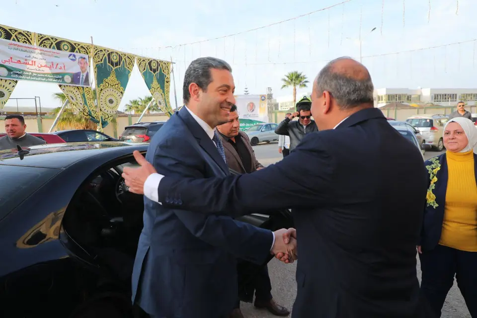شارك الأستاذ الدكتور/ أيمن الشهابي، محافظ دمياط، في الاحتفالية التي نظمها معهد راية العالي للإدارة والتجارة الخارجية بدمياط الجديدة، بمناسبة حصول المعهد على الاعتماد المؤسسي من الهيئة القومية لضمان جودة التعليم والاعتماد